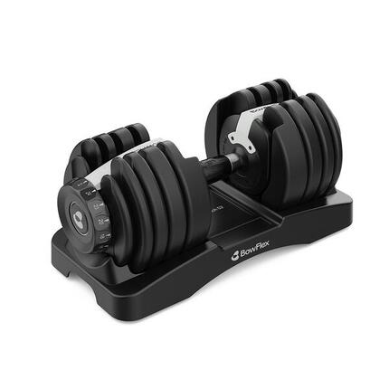 Haltère réglable SelectTech 52 - 2 à 24 kg, 15 niveaux de charge