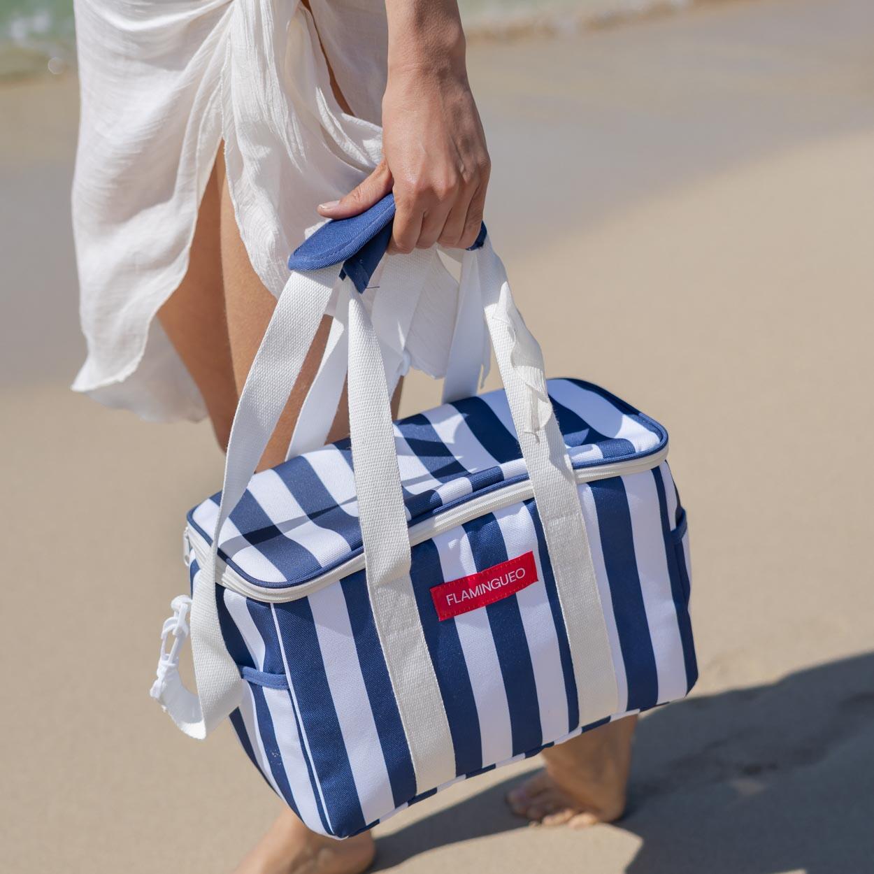 Flamingueo sac glacière thermique compact 12l bleu 2/7