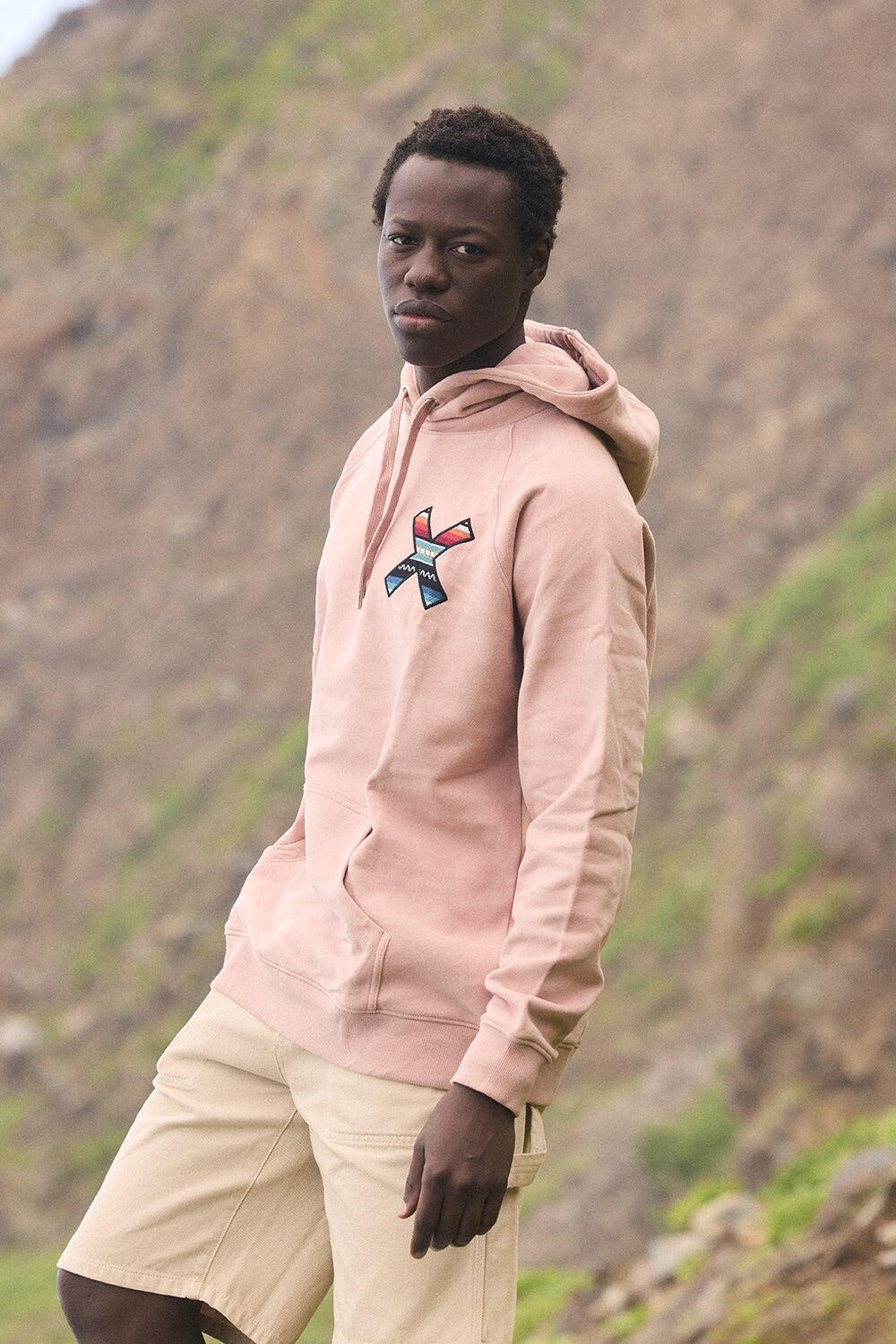 Sudadera con Capucha Blue Banana Peach de Algodón 100% Orgánico 7/7