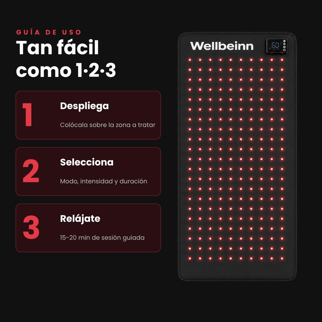 RedMat – Esterilla de Luz Roja y Infrarroja para Recuperación 7/7