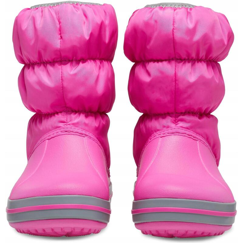 Cizme copii Crocs Winter Puff, Roz