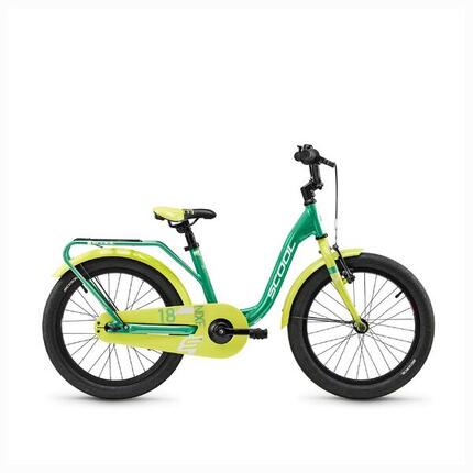 niXe, 18 Zoll Kinderfahrrad, 1-Gang, Türkis/Rosa, 110–125 cm, 5–7 Jahre