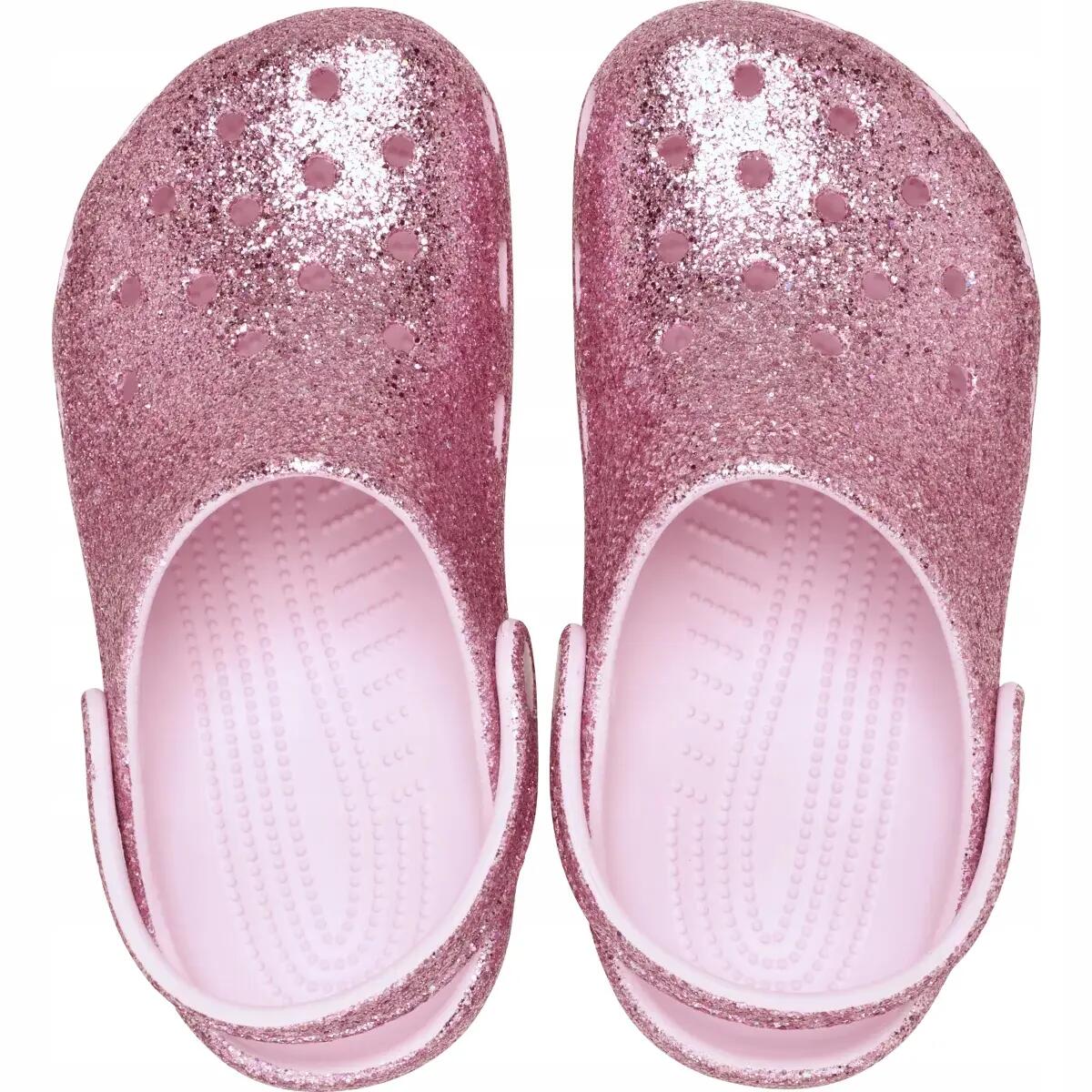 Gyerek vízi klumpa puha talpú Crocs Classic Chunky Glitter Clog 6/6