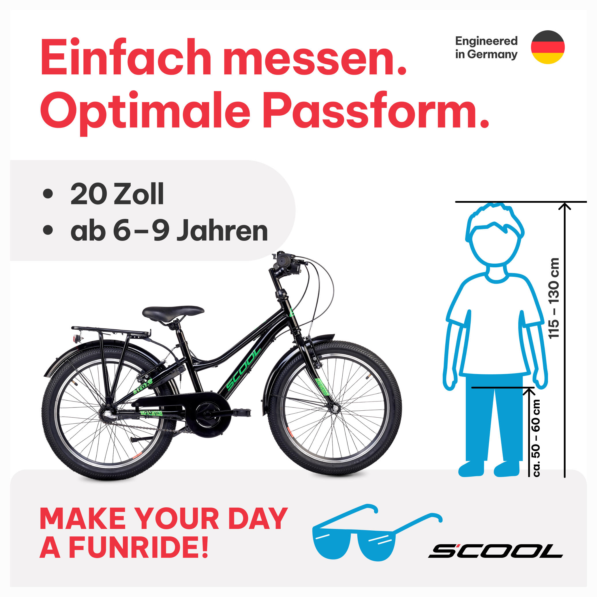 Kinderfiets S'COOL troX N3-3 versnellingen unisex terugtraprem 2/7