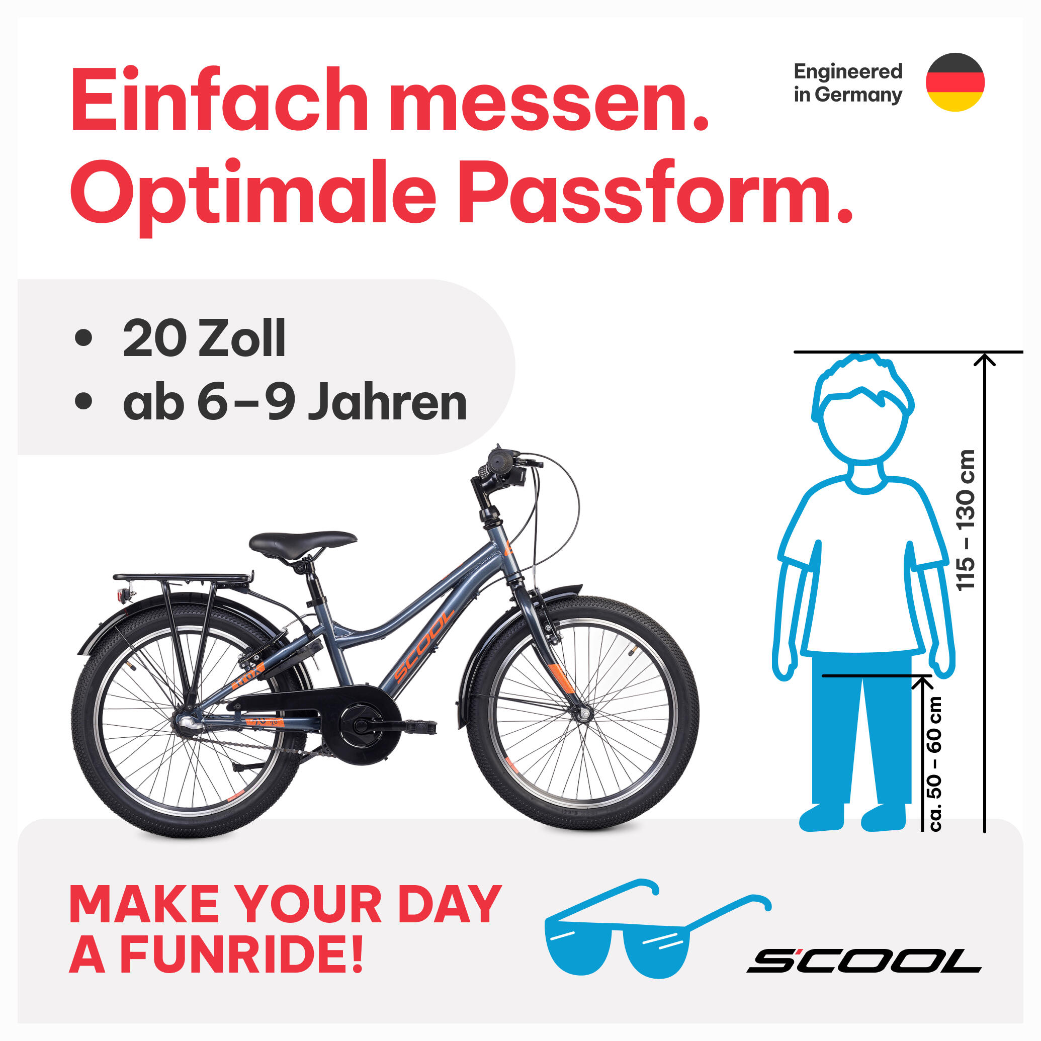 Kinderfiets S'COOL troX N3-3 versnellingen unisex terugtraprem 2/7