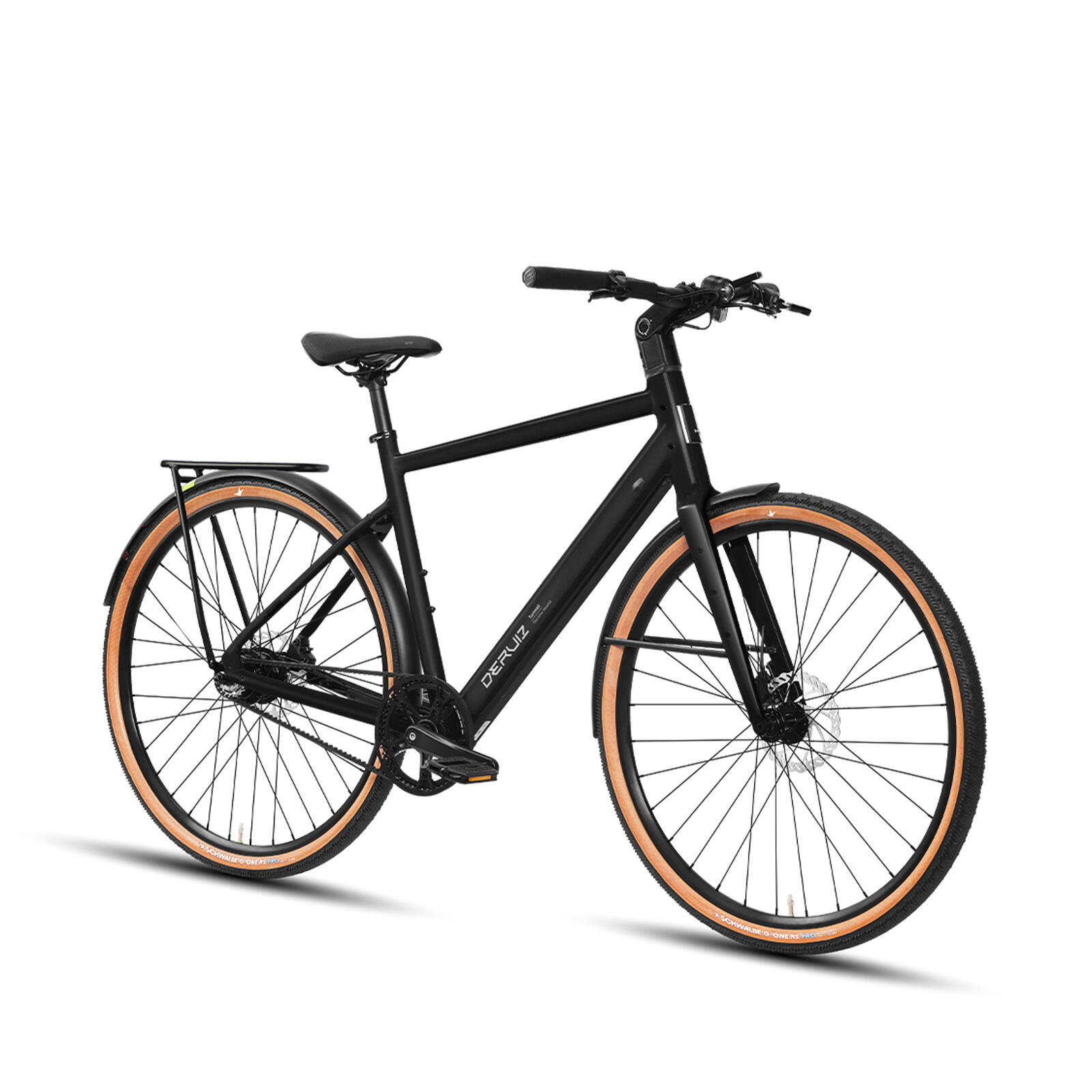 Turmali Ebike 28 Zoll 250W 35Nm Motor 360Wh Akku mit Riemenantrieb, 18Kg E-Bike 3/7