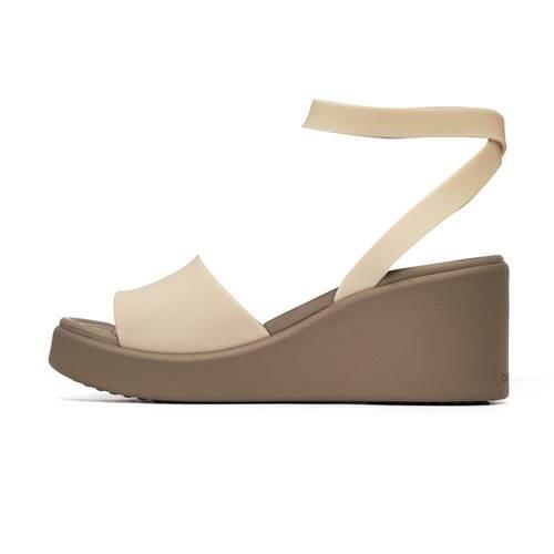 Buty do chodzenia damskie Crocs Brooklyn Ankle Strap Wedge 3/6