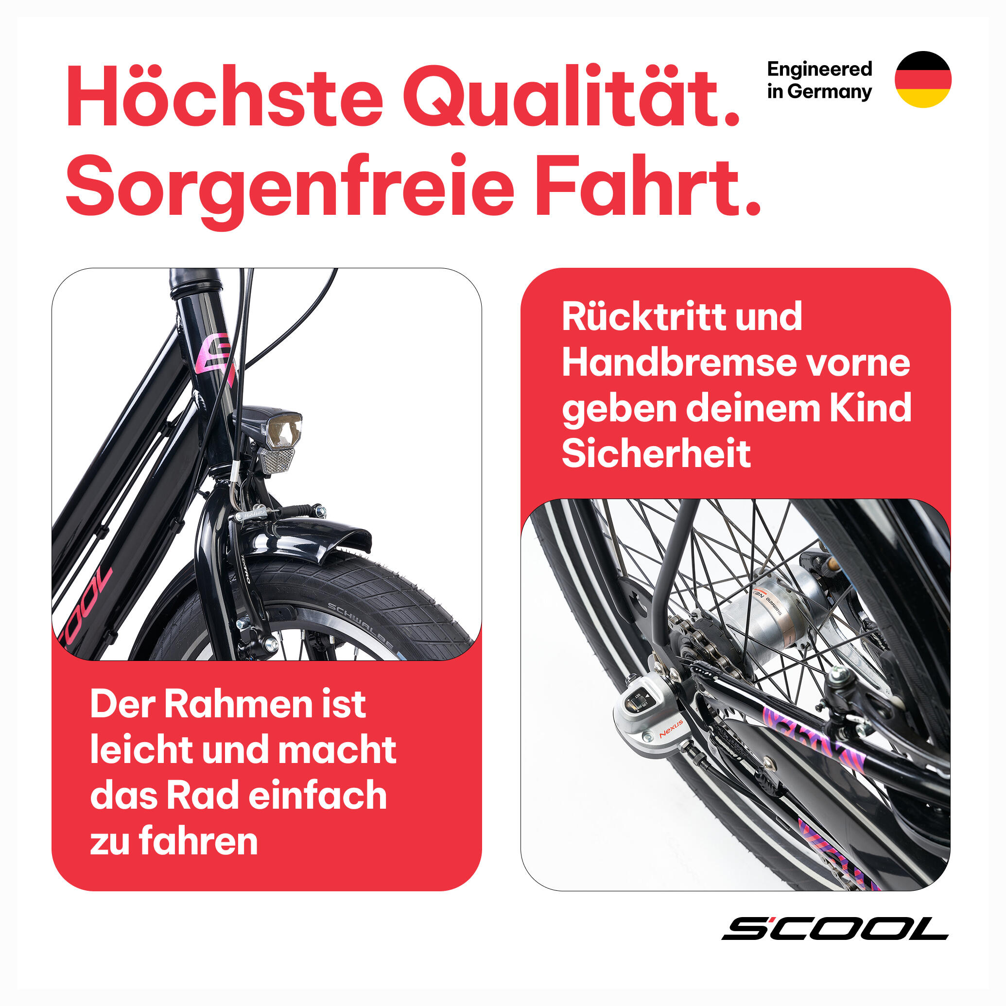 chiX pro jeugdfiets 20 inch / 24 inch / 26 inch – 3-versnellings naafversnelling 3/7