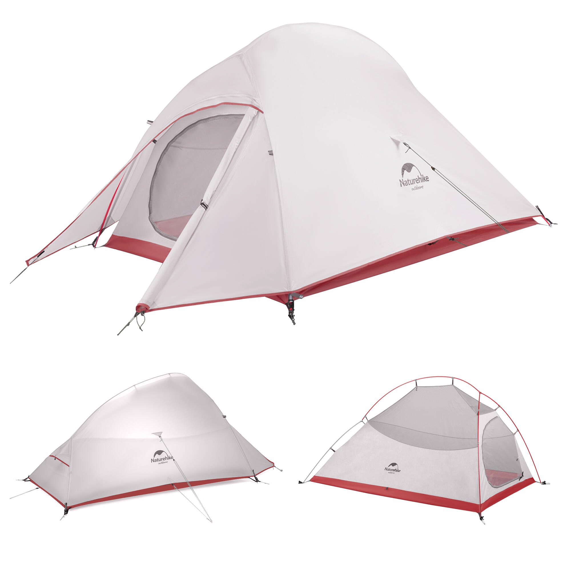 Cloud up 2 ultralight 20D tent - grey 2/7