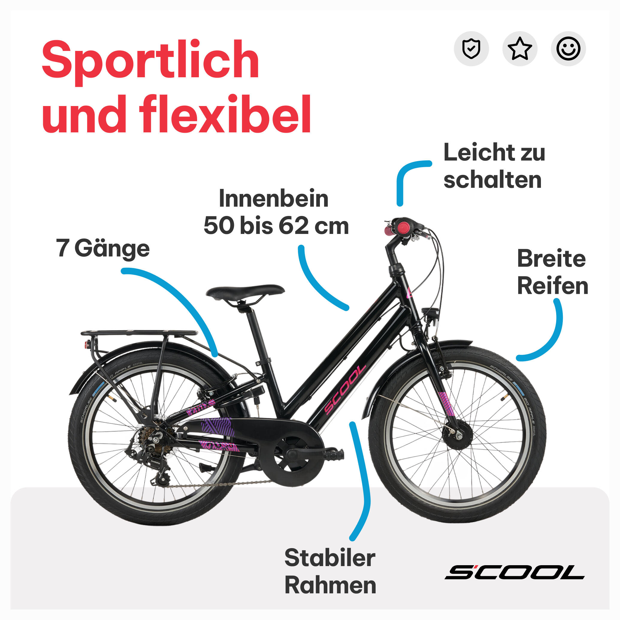 Bicicleta infantil menina 20/24/26 polegadas, câmbio 7 velocidades, chiX Pro, al 5/7