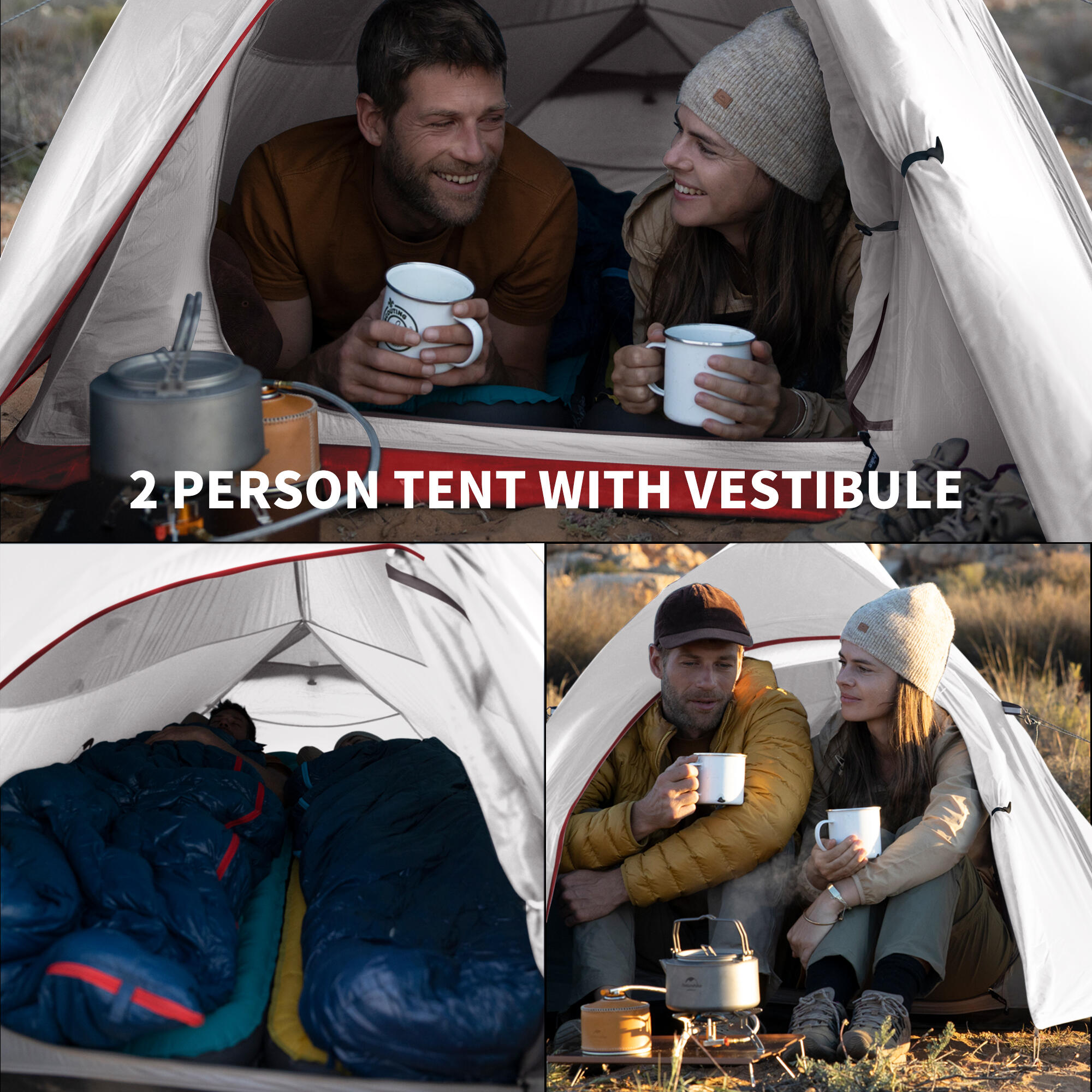 Cloud up 2 ultralight 20D tent - grey 4/7