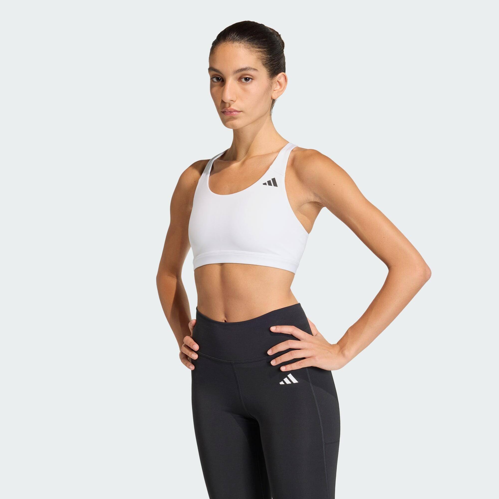 Adidas OPT ESS MS BRA Women Training Bra White -  3