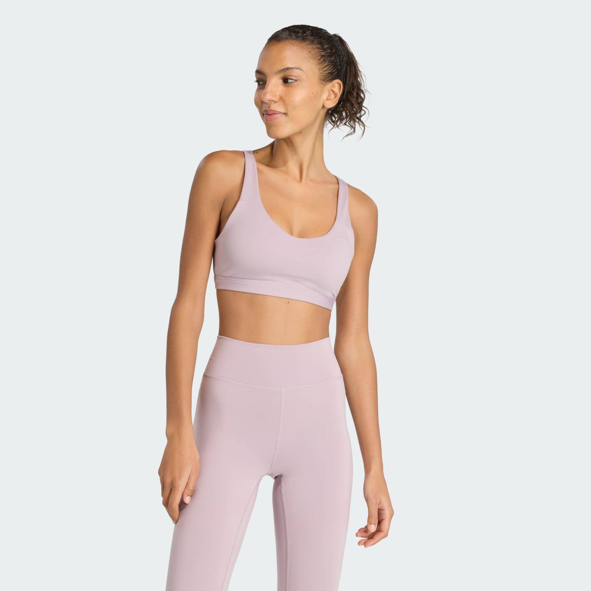 Adidas ALL ME ESS MS Women Training Bra Purple -  3