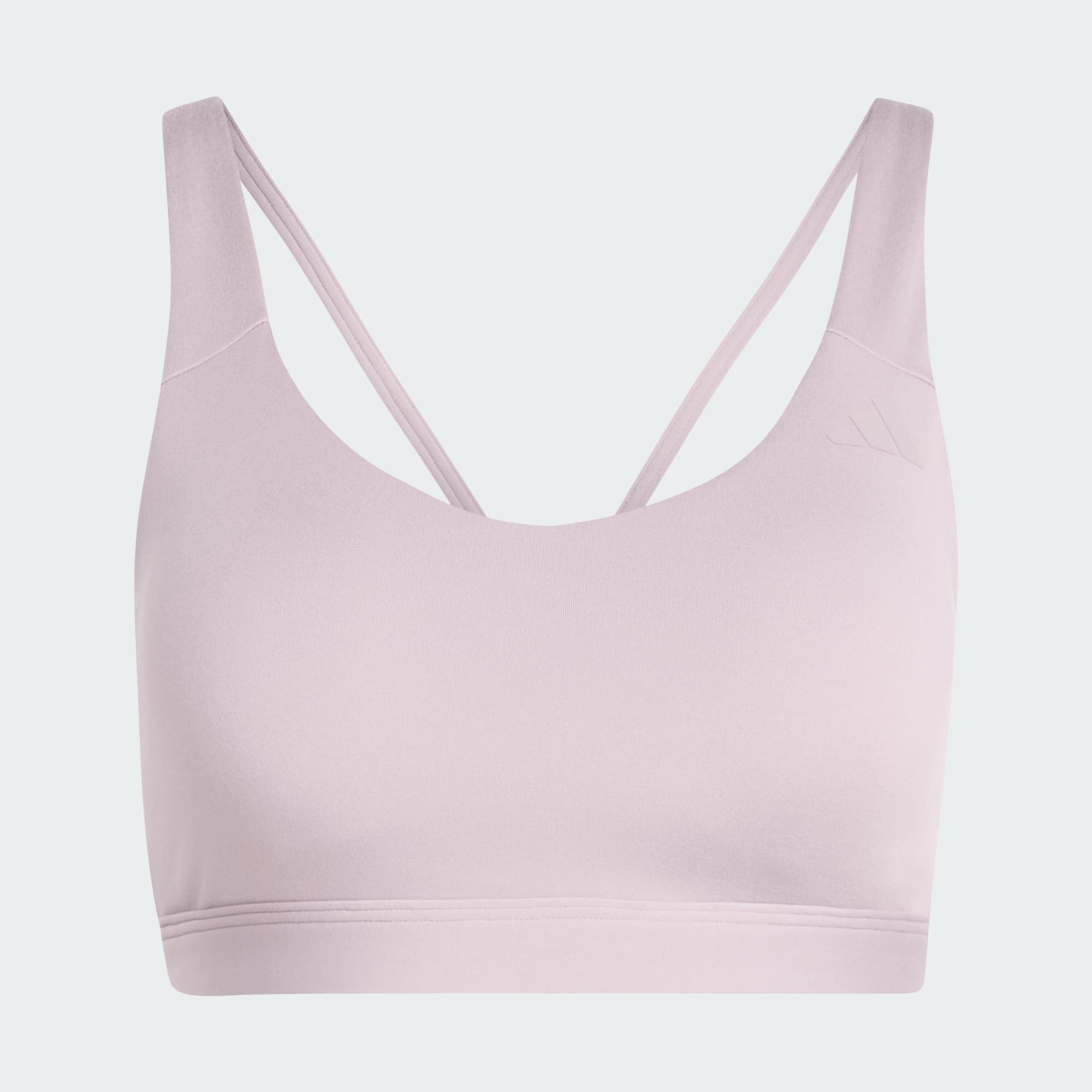 Adidas ALL ME ESS MS Women Training Bra Purple-picture-10