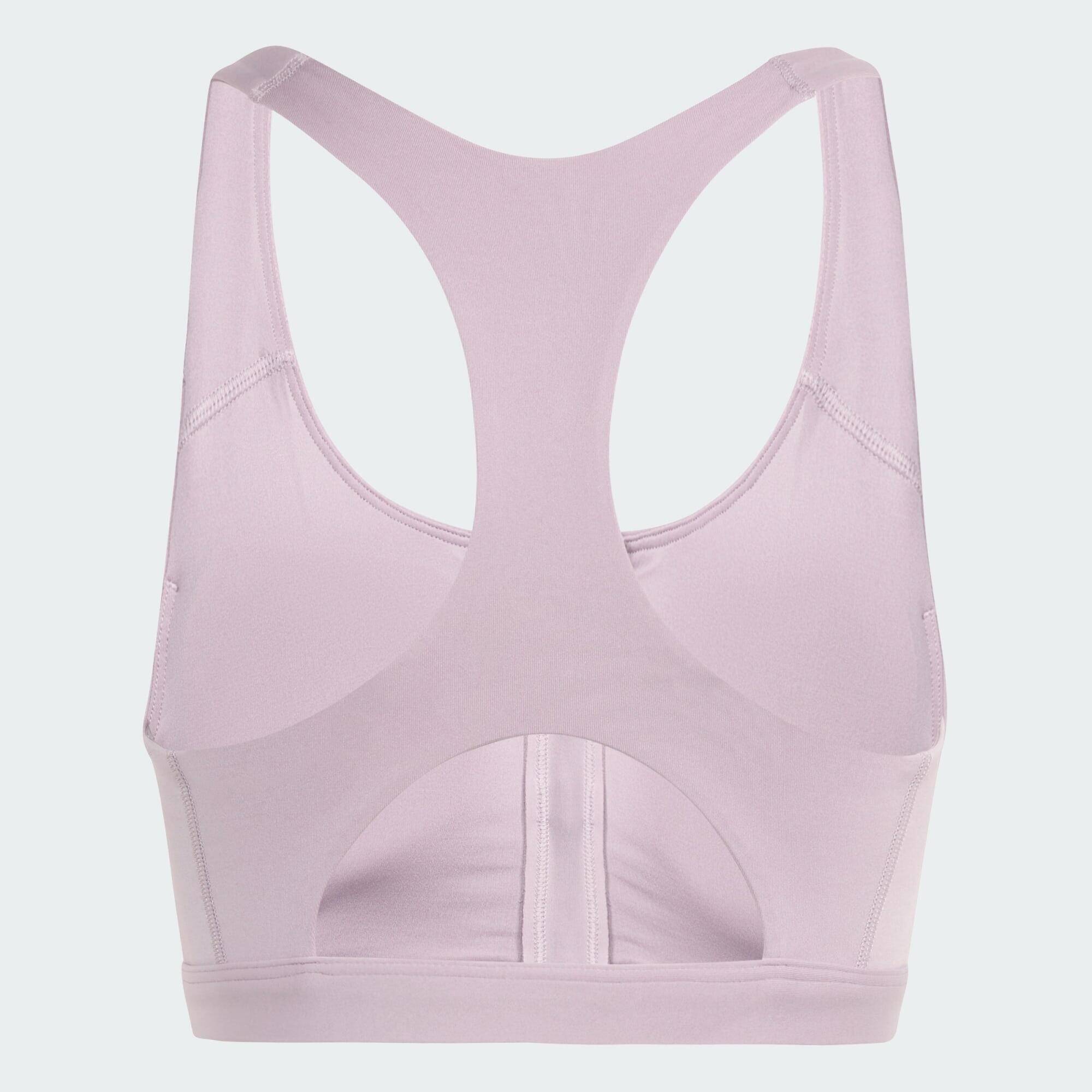 Adidas OPT ESS ZIP MS Women Training Bra Purple -  2
