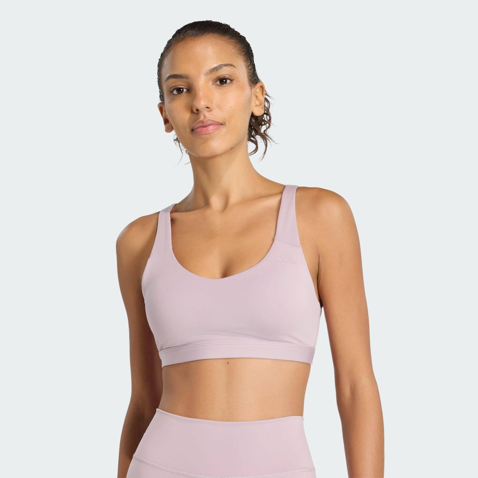 Adidas ALL ME ESS MS Women Training Bra Purple -  5