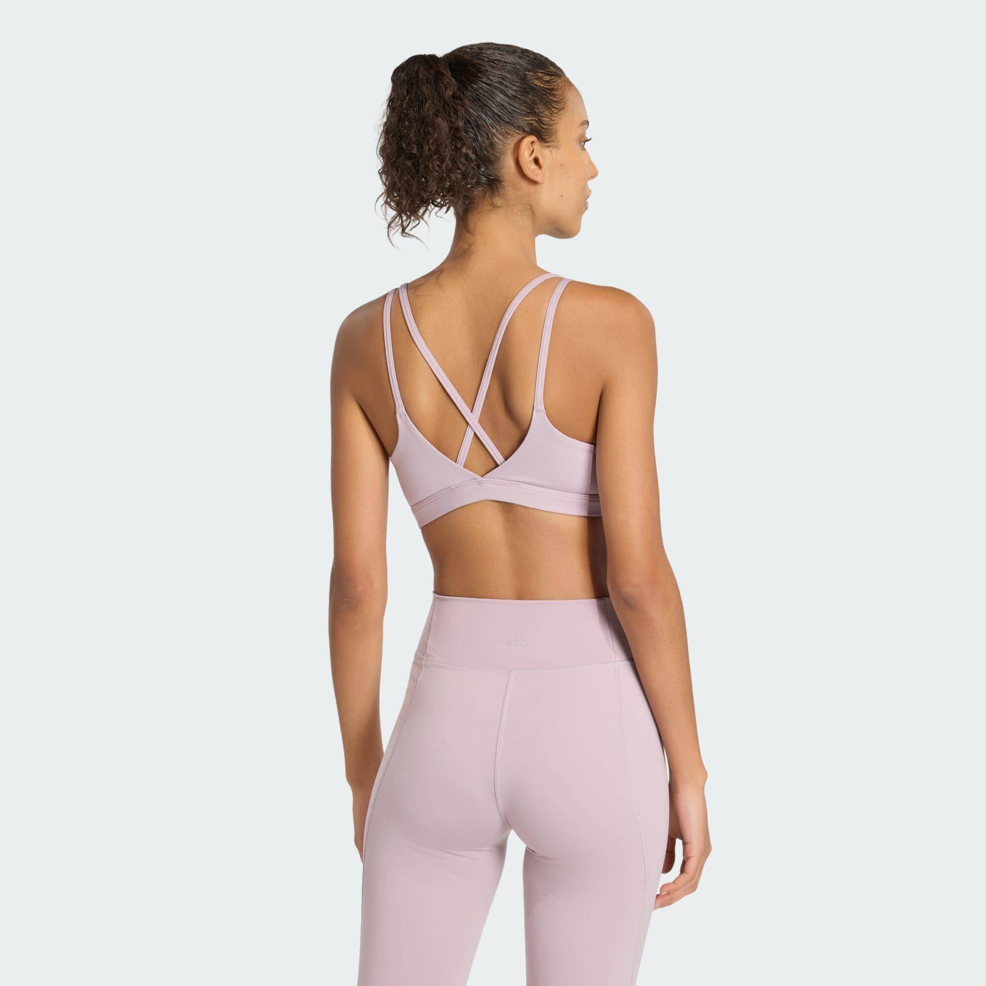 Adidas ALL ME ESS MS Women Training Bra Purple -  4