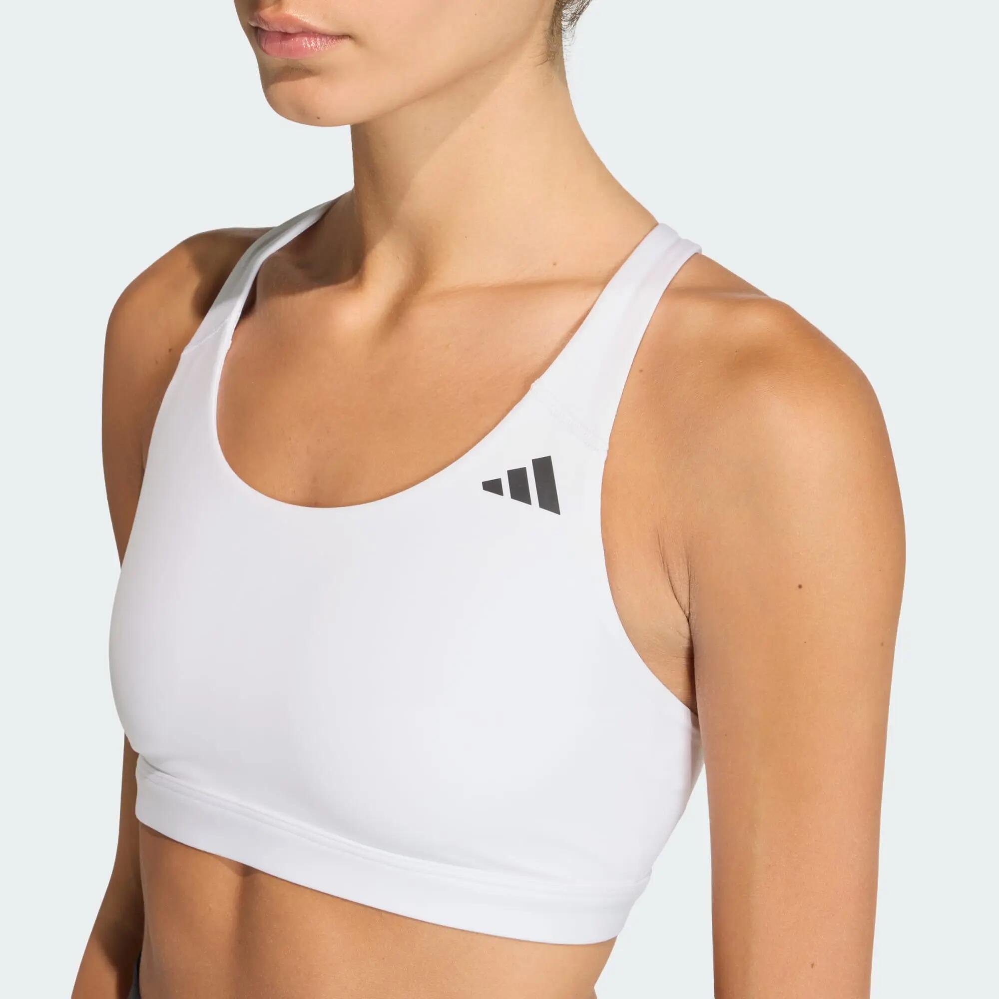 Adidas OPT ESS MS BRA Women Training Bra White -  5
