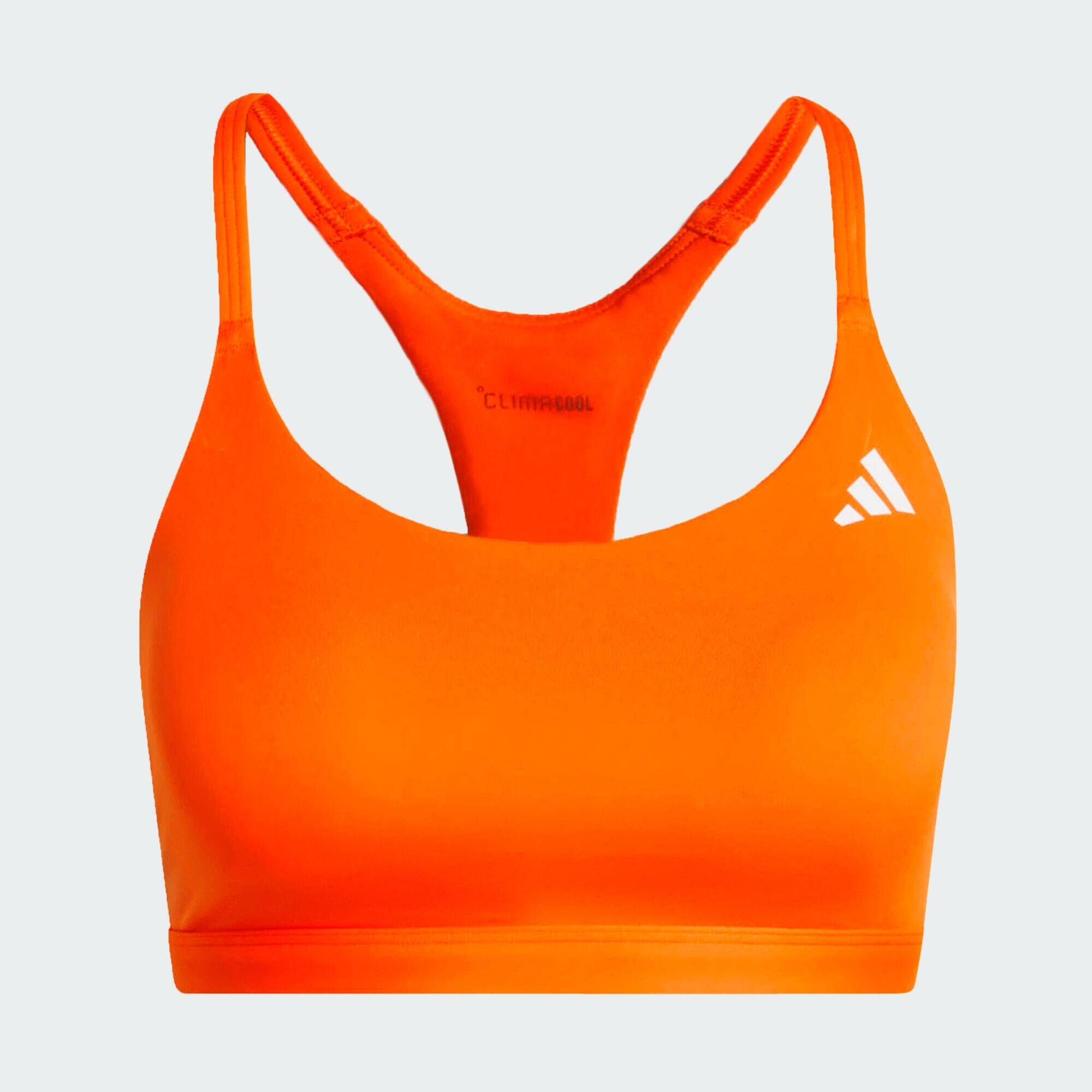 Adidas OPT ESS LS BRA Women Training Bra Orange -  1