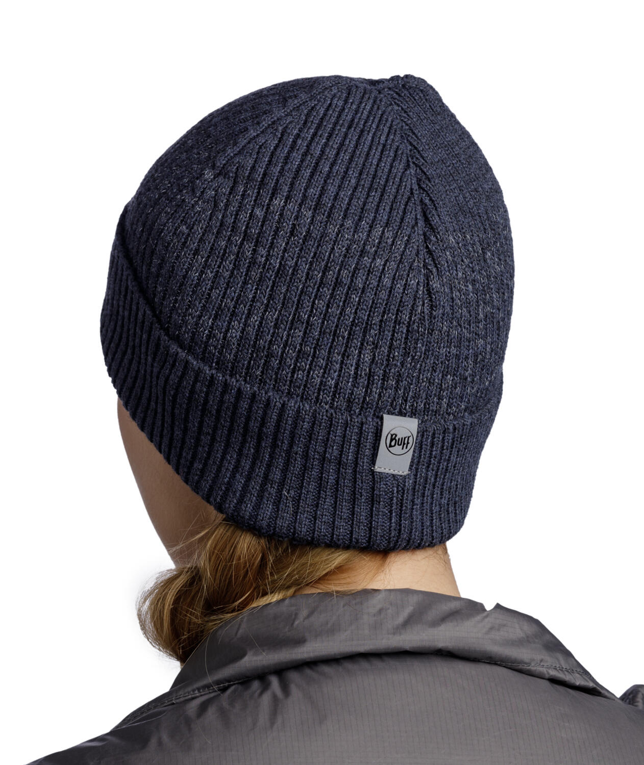 Czapka sportowa Running z odblaskiem z wełny merino active beanie 2/7