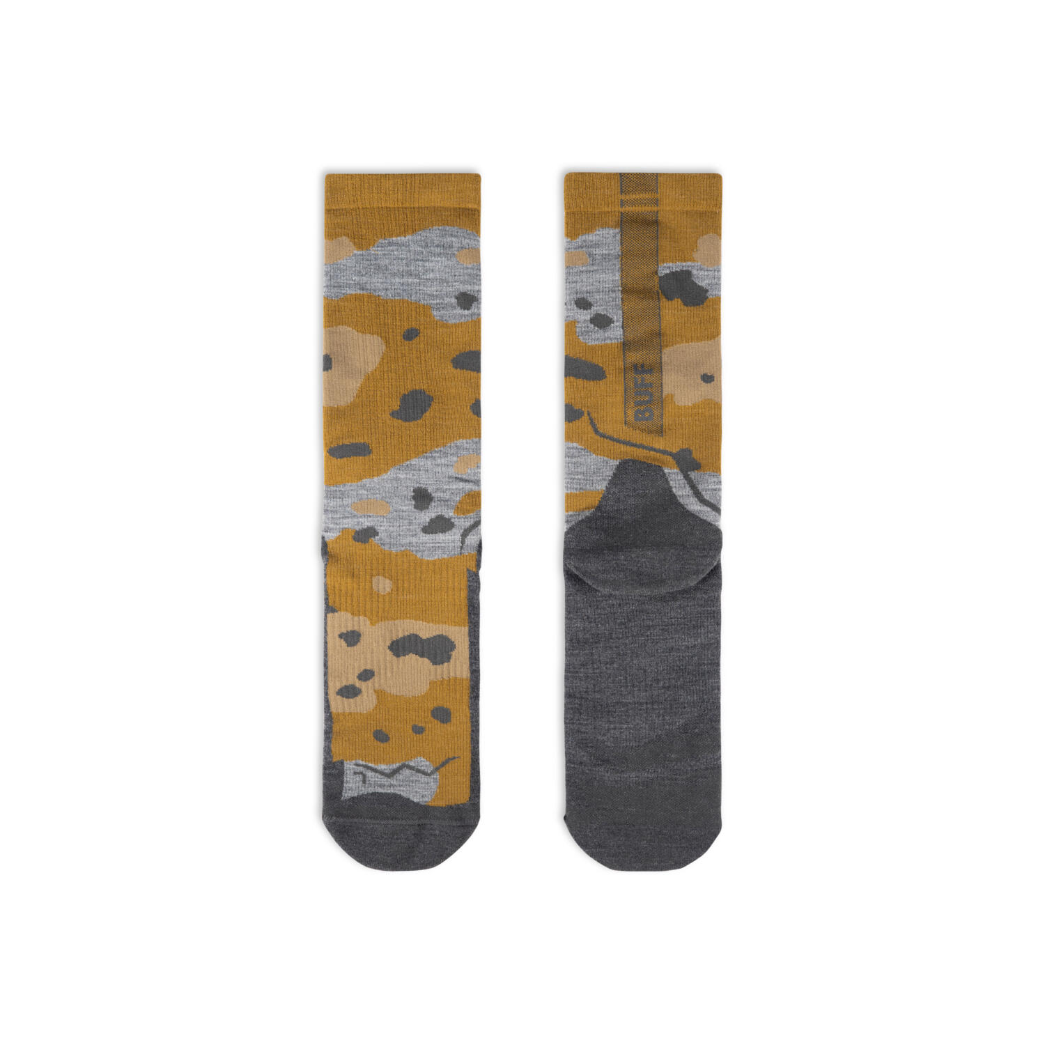 Buff Mid LW Merino Groene Sokken 3/4