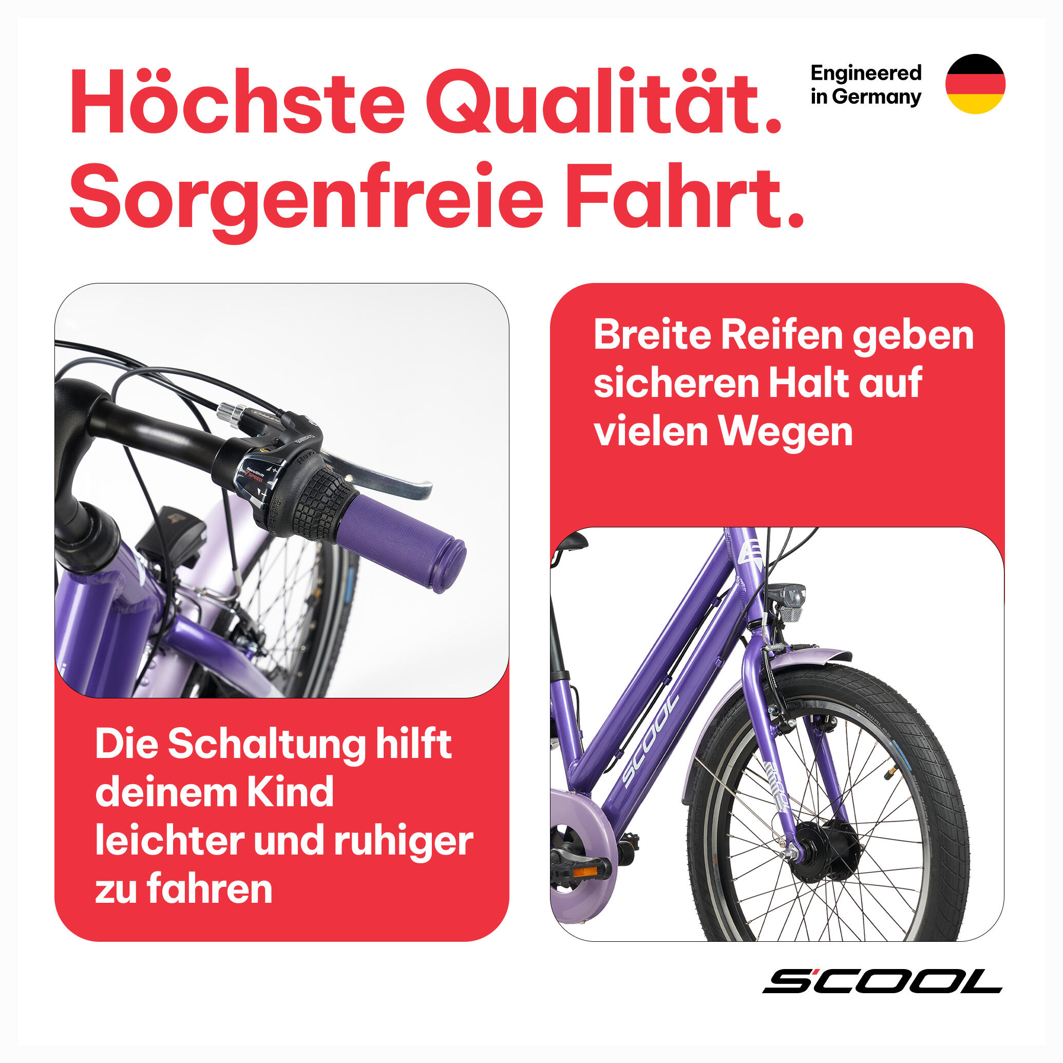 Kinderfiets meisjes 20/24/26 inch, 7-speed derailleur, chiX Pro, aluminium (PRO) 3/7