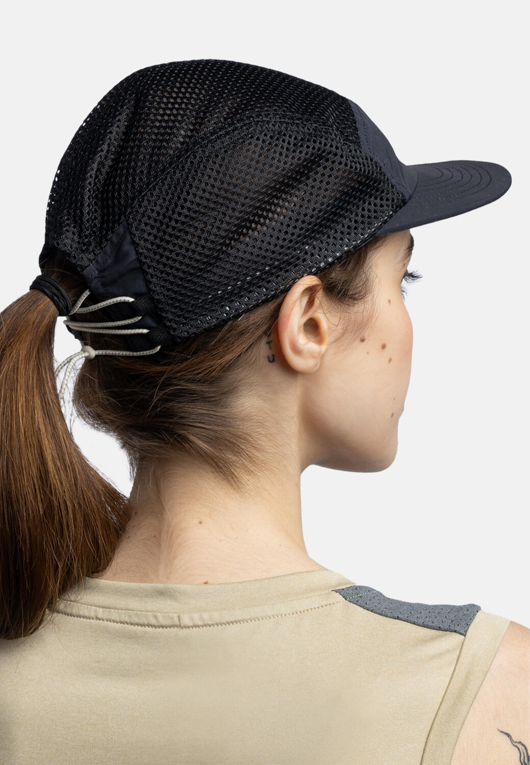 Boné Buff 5 Panel Air Unisexo Preto 5/7