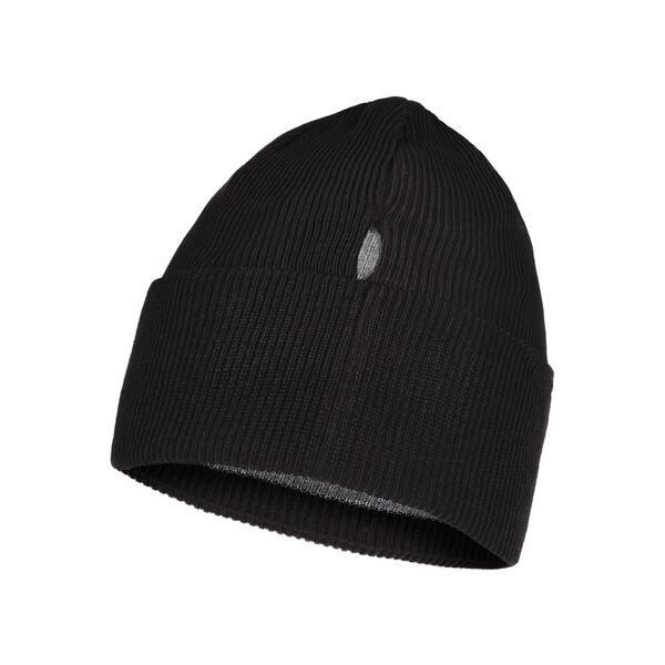 Buff Crossknit Unisex Beanie Black 2/6