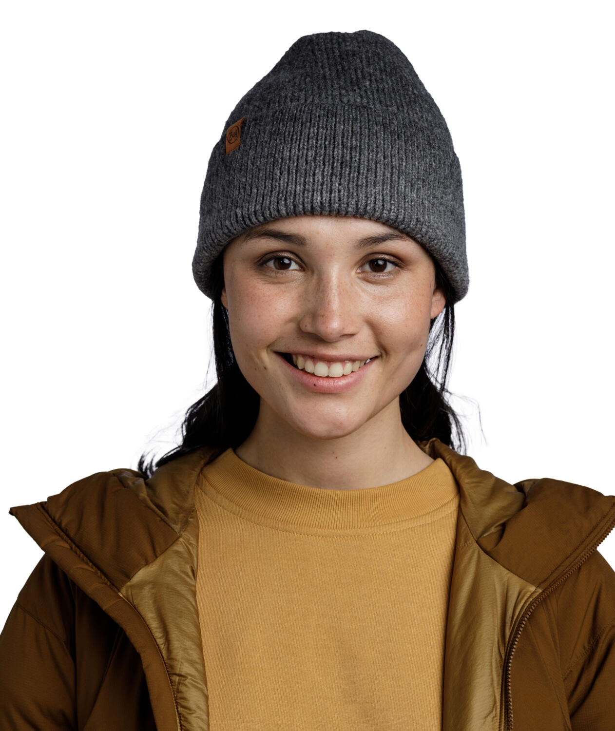 Gorro Knitted Unisex Buff Gris oscuro 4/7