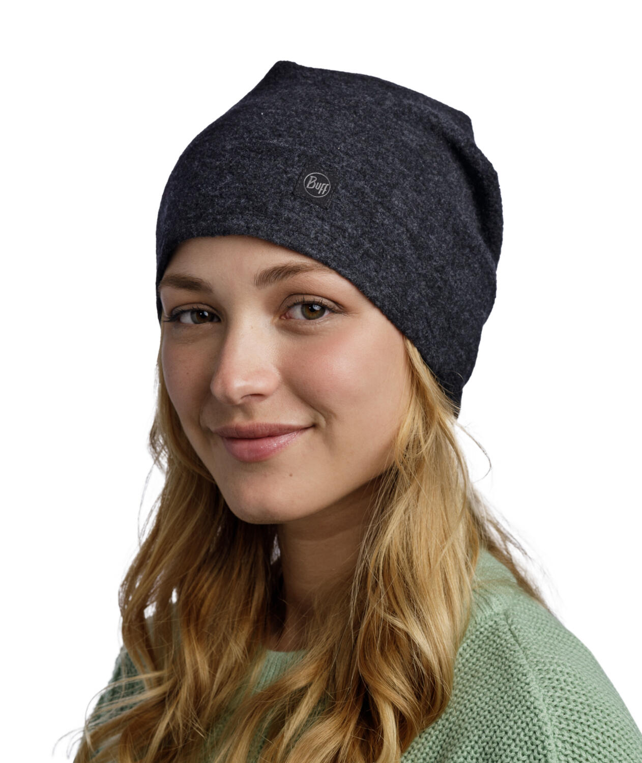 Bonnet polaire en laine mérinos femme Buff 2/7