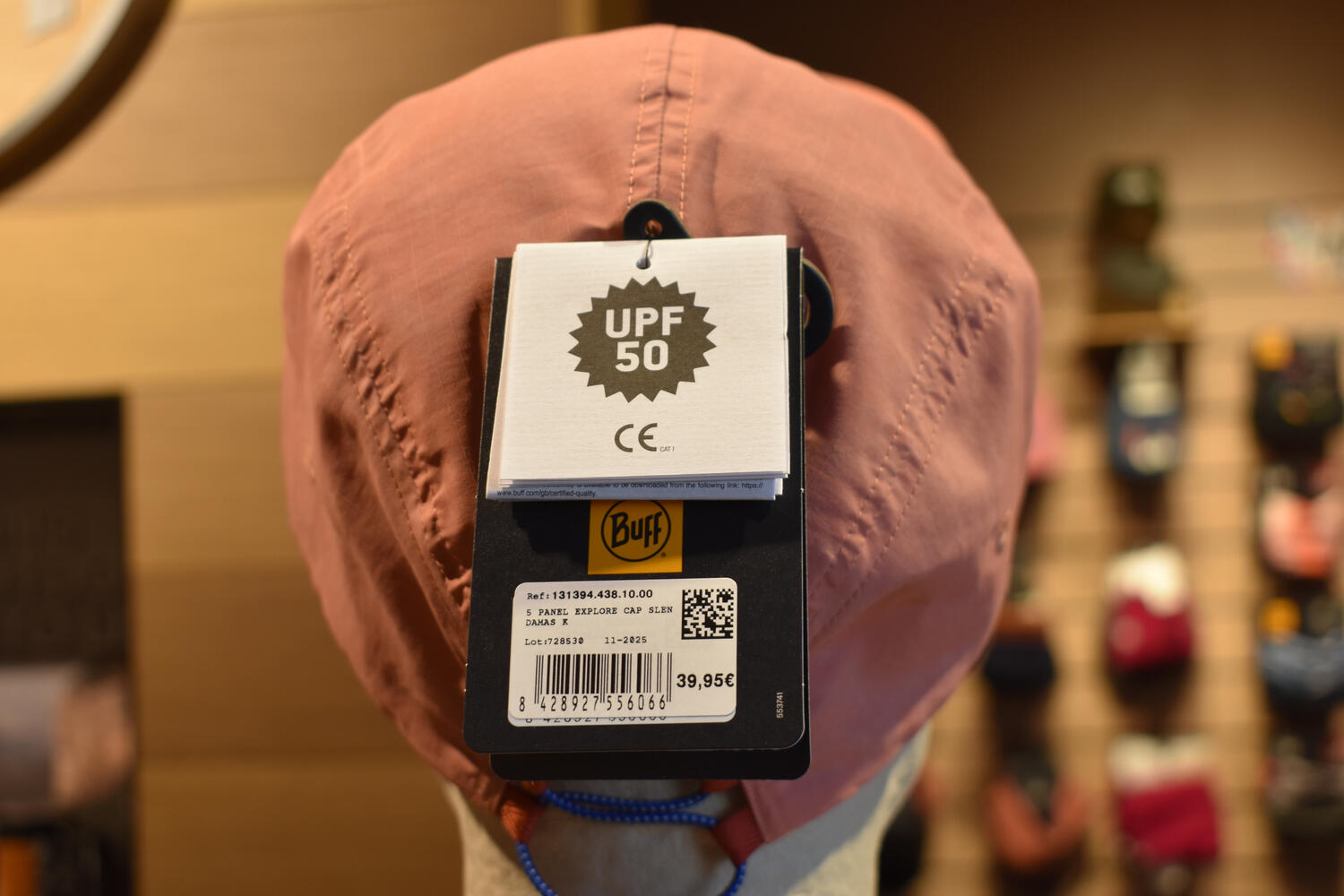 Buff 5-panel unisexpet Explore Roze 4/7