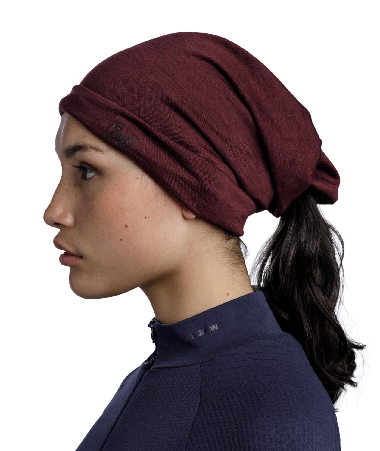 Scaldacollo in lana merino Buff Solid 2/7
