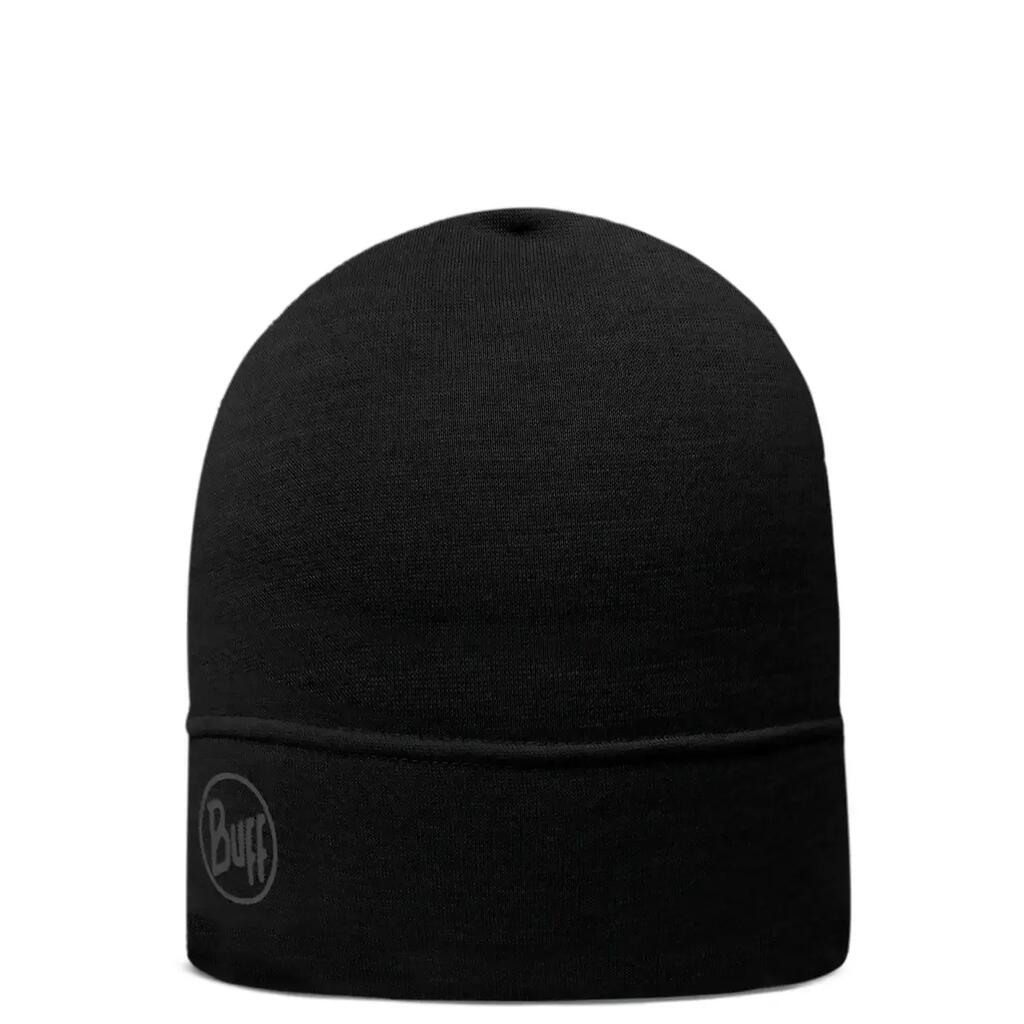 Buff Merino Lightweight Beanie Black