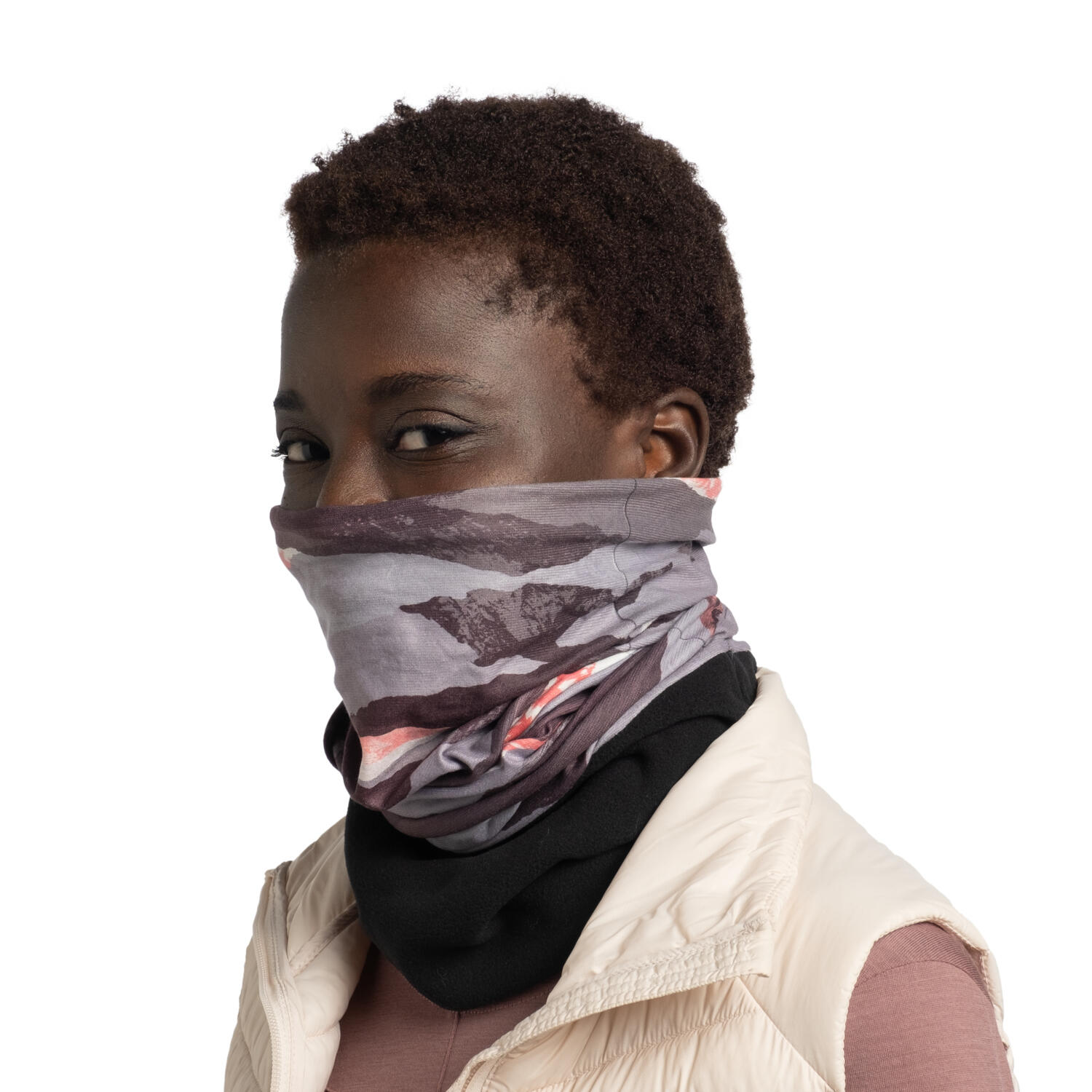 Braga de cuello Polar Unisex Buff Negro 2/7