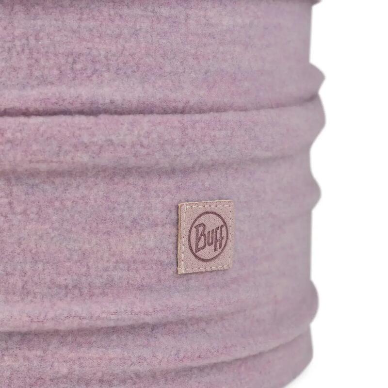 Komin na szyję Buff Merino Fleece - solid lilac sand