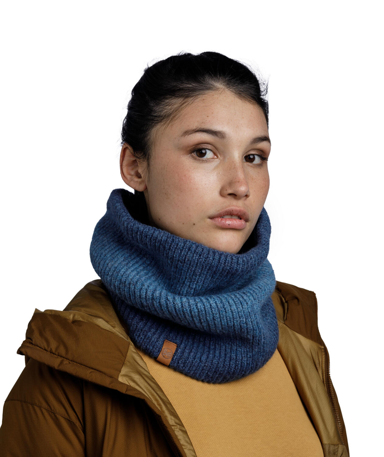 Braga de cuello Knitted & Fleece Unisex Buff Azul 4/7