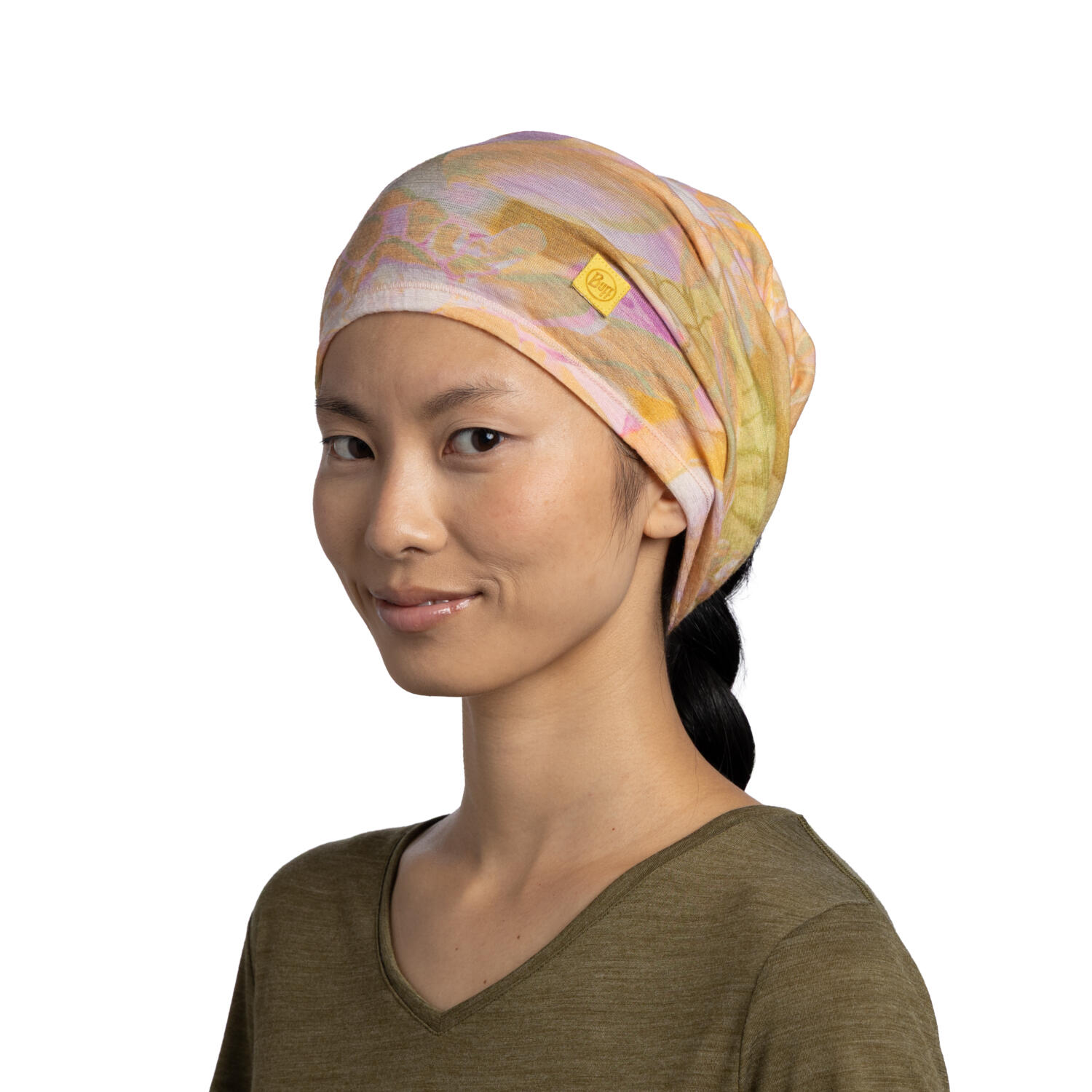 Merino Lightweight Prints Unisex Buff Amarillo 2/7