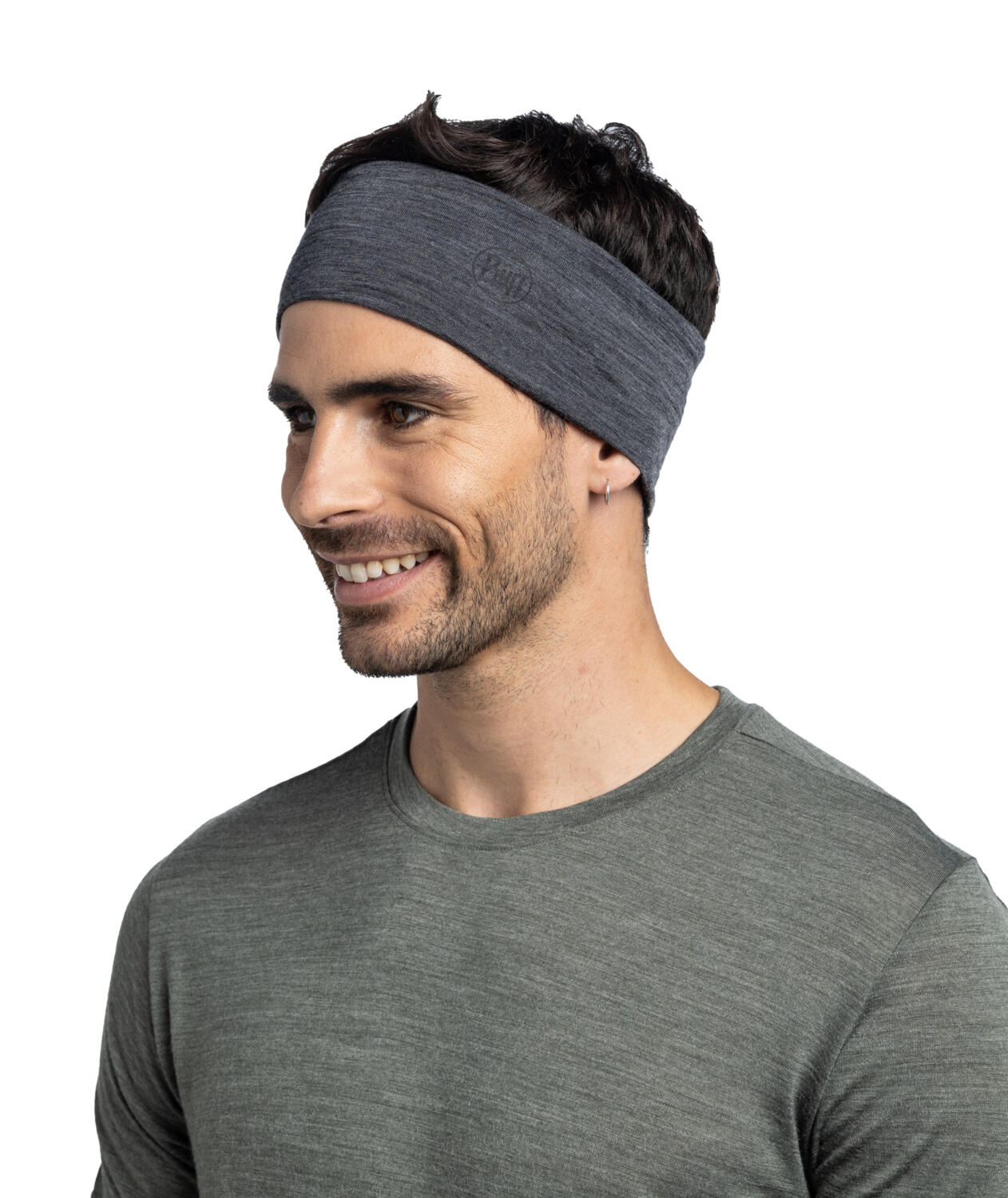 Cinta Lightweight Merino Wool Unisex Buff Gris oscuro 2/6