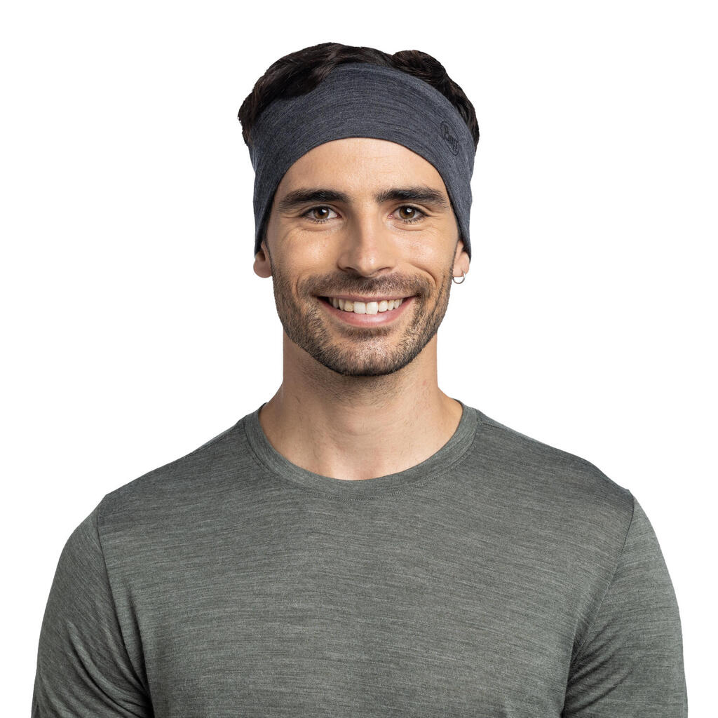 Buff LW Merino Wool Grey Headband