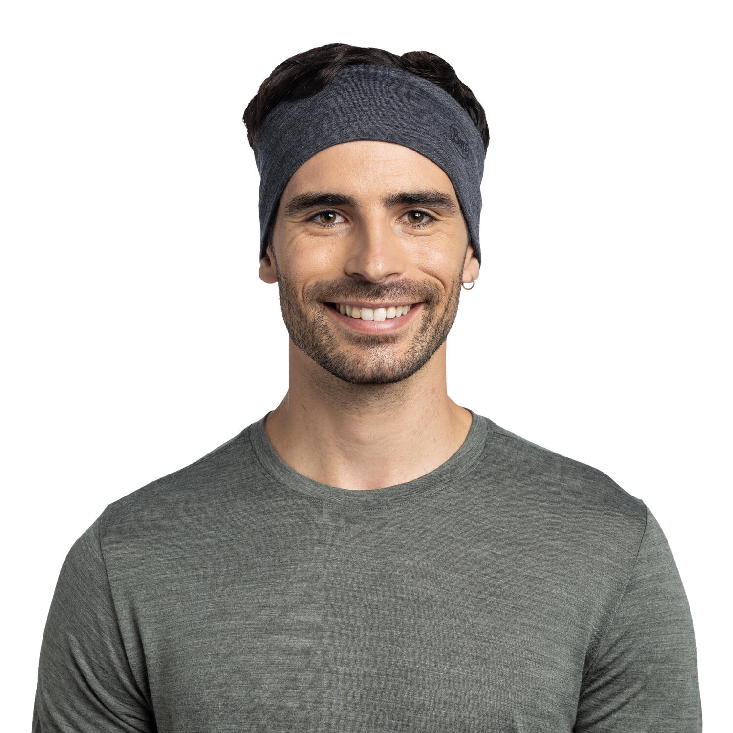 Opaska LW Merino Wool - Solid Grey