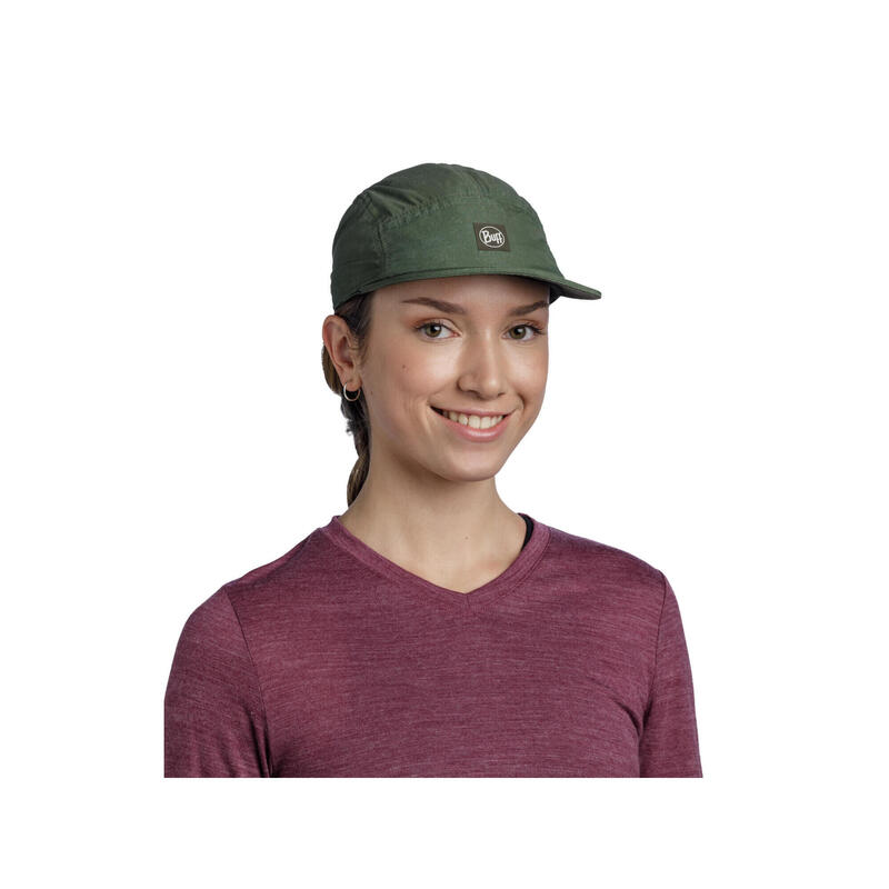 Uniszex baseball sapka, Buff 5 Panel Explore Cap, zöld