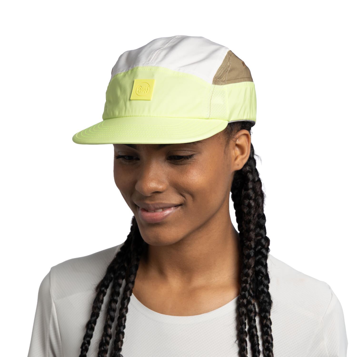 Casquette Buff 5 Panel Go Vert/Marron 2/7