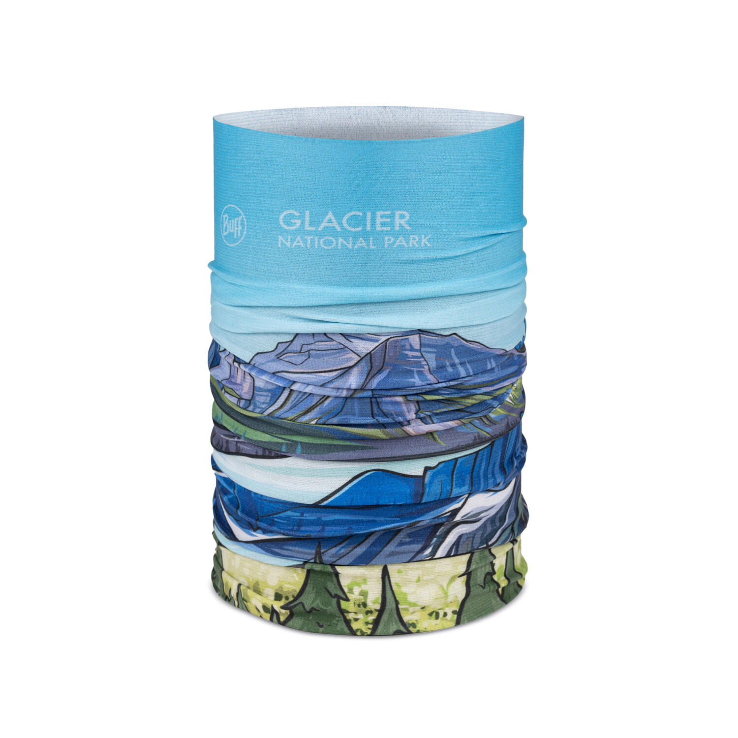 Bandana BUFF COOLNET UV® NATIONAL PARKS GLACIER 2/7