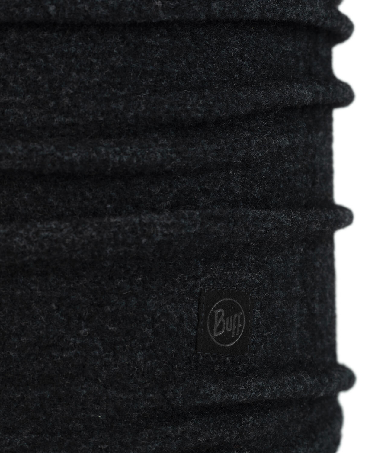 Chusta wielofunkcyjna Merino Fleece - Solid Black 3/7
