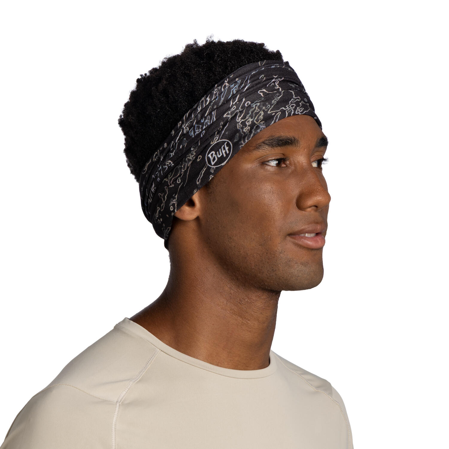 Braga de cuello CoolNet UV® Unisex Buff Negro 2/7
