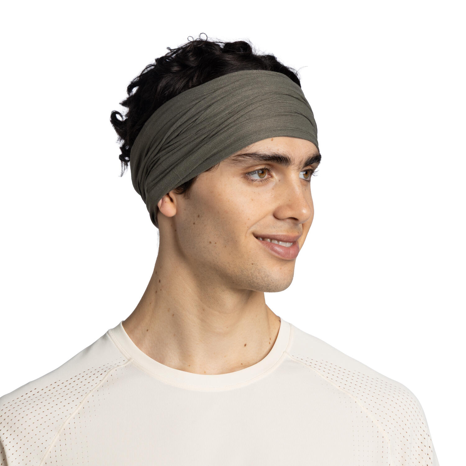 Chusta wielofunkcyjna Buff Coolnet UV Insect Shield - solid khaki 2/7