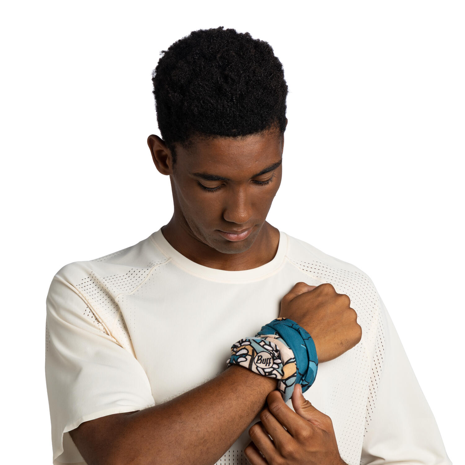 Braga de cuello CoolNet UV® Unisex Buff Azul 3/7