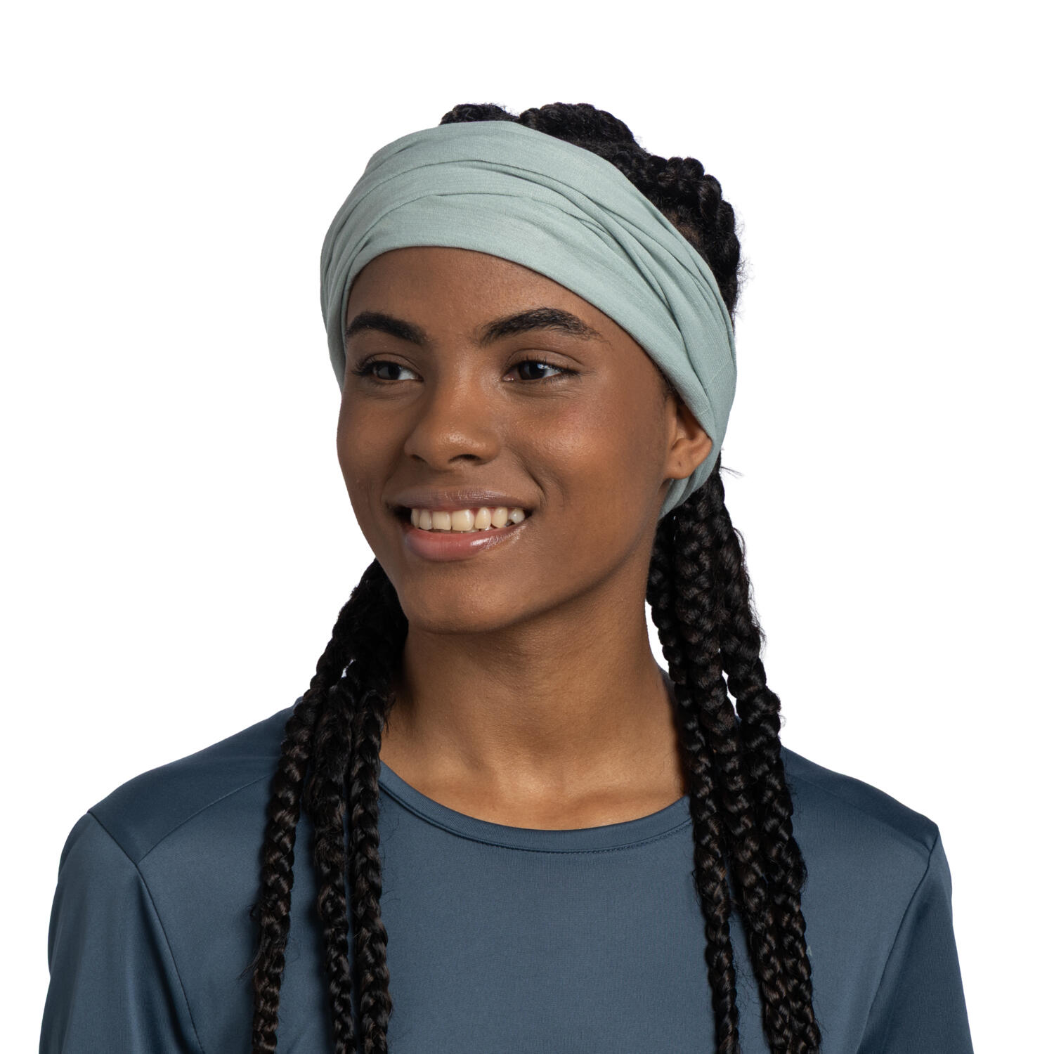 Braga de cuello CoolNet UV® Unisex Buff Verde 2/7