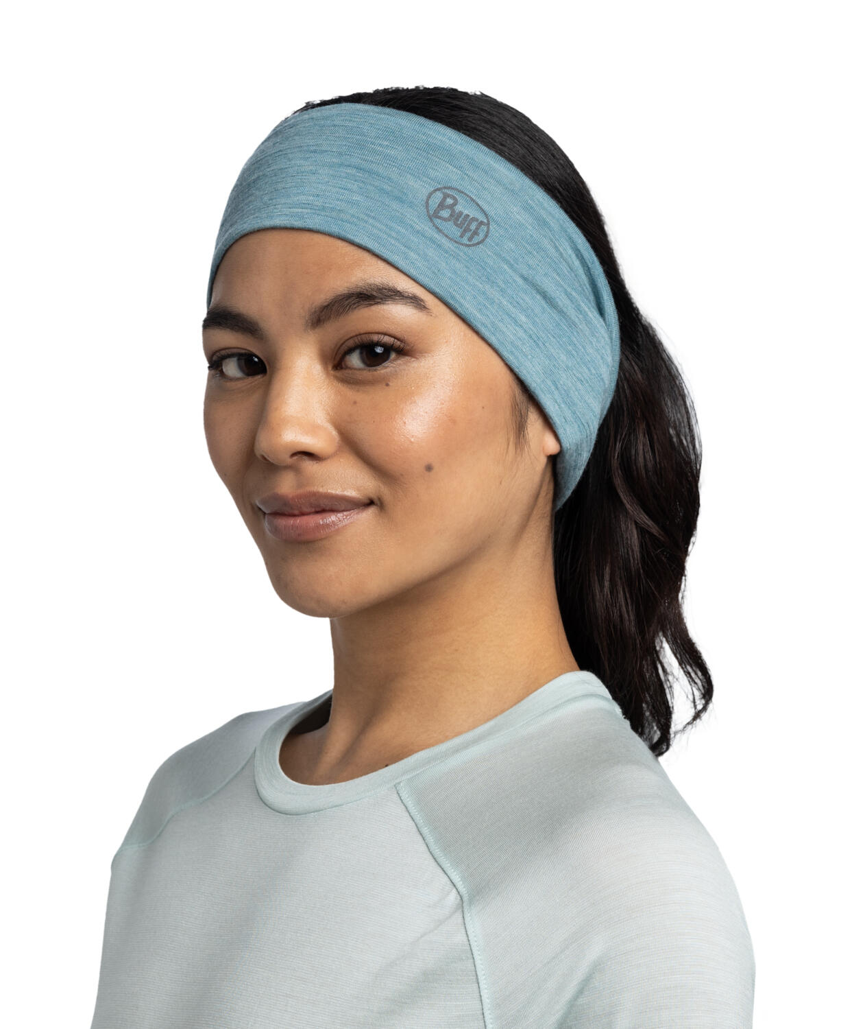 Cinta Lightweight Merino Wool Unisex Buff Azul ÚNICA 2/6