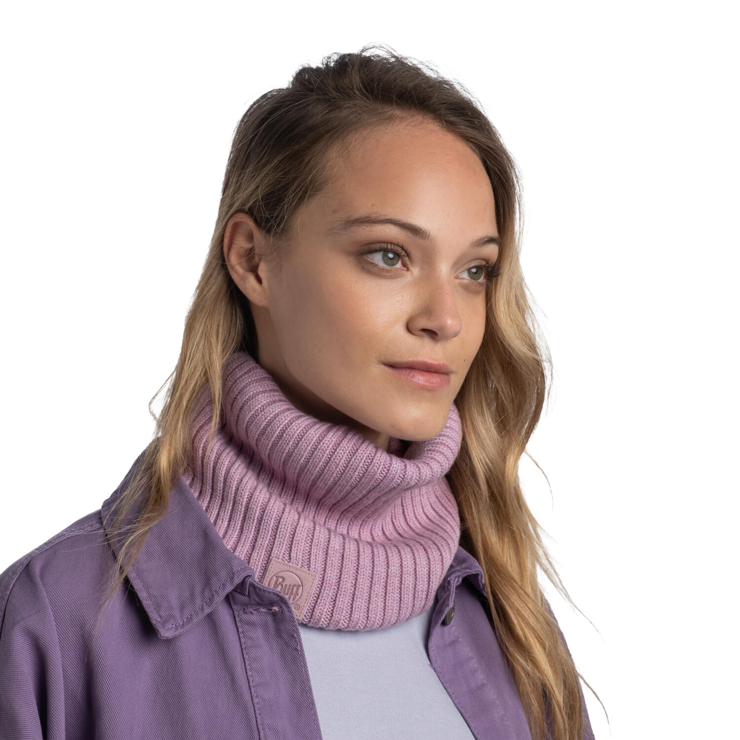 Braga de cuello Knitted Unisex Buff Rosa 2/7